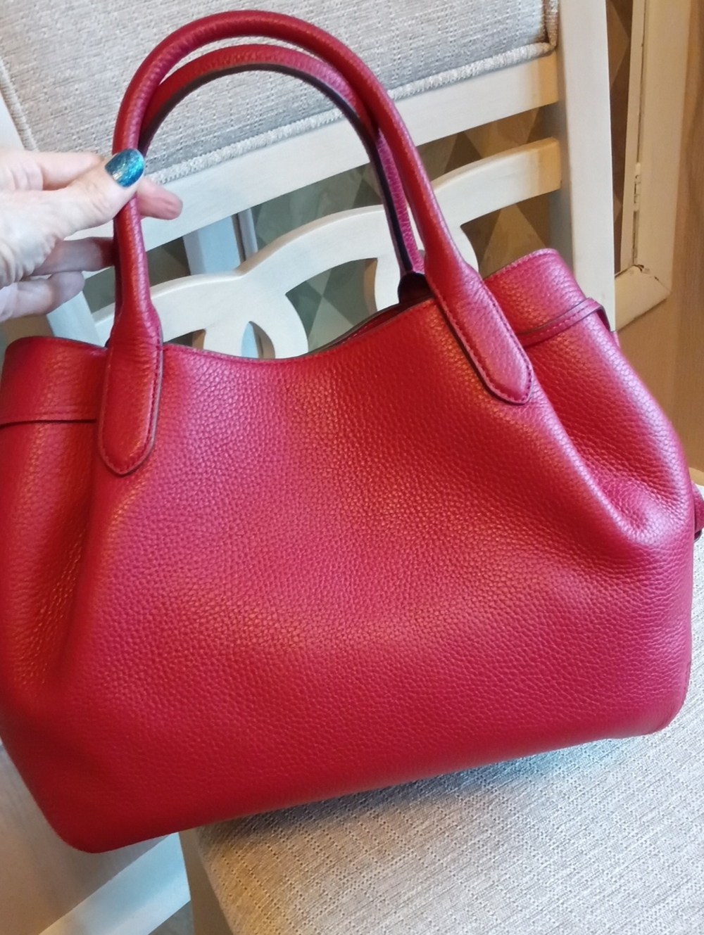 Kate Spade Large Dumpling Satchel Pebble Leather - Picture 6 of 17